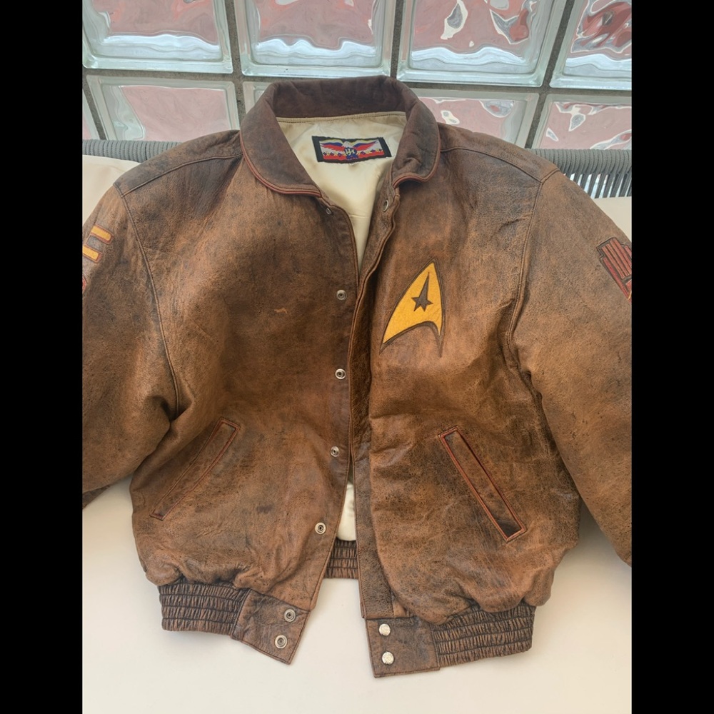 JEFF HAMILTON STAR TREK LEATHER JAKET
